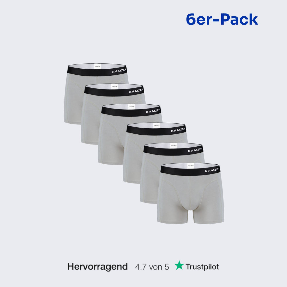Boxershorts voor heren TENCEL™, set van 6