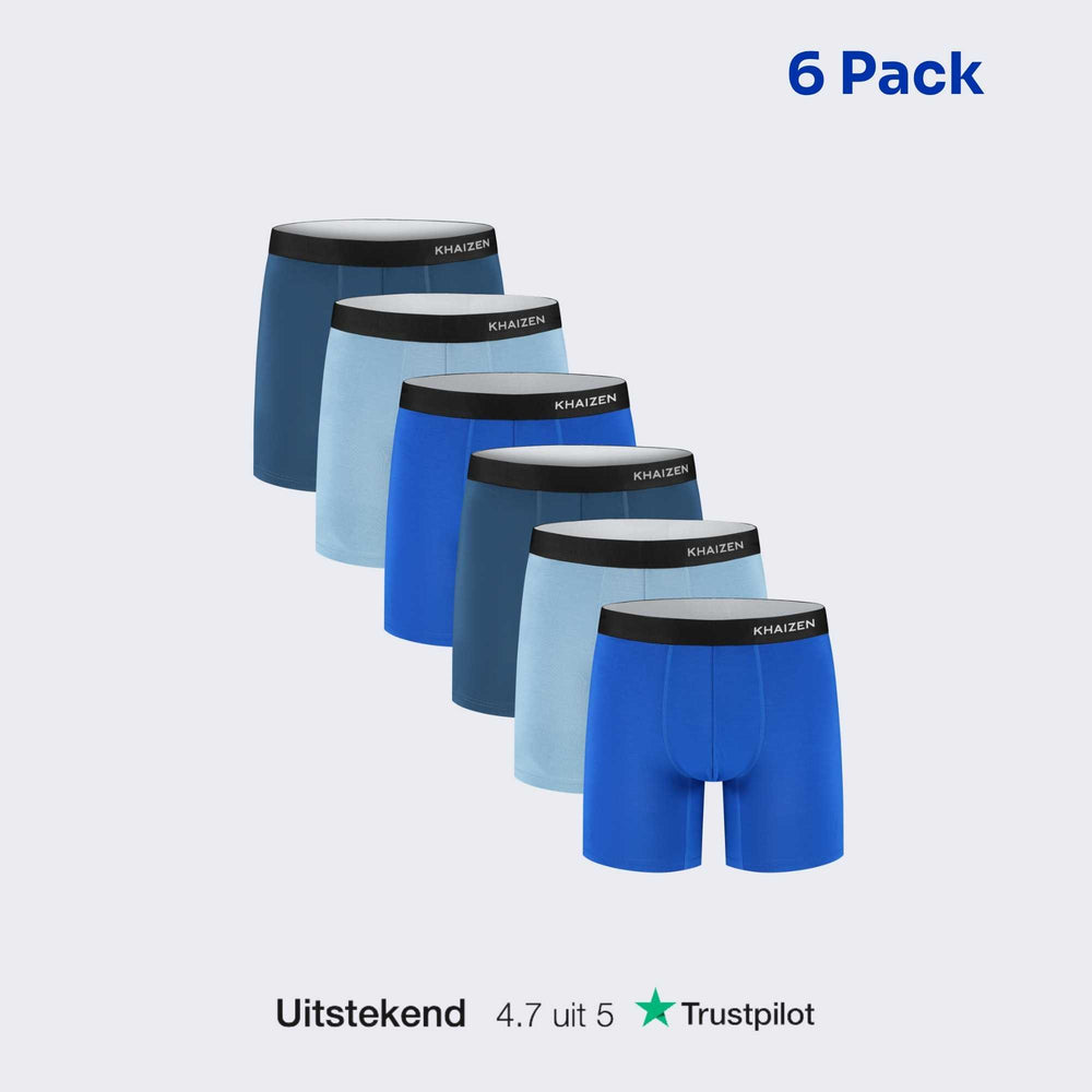 Herren-Boxershorts TENCEL™ 6er-Pack Farb-Mix